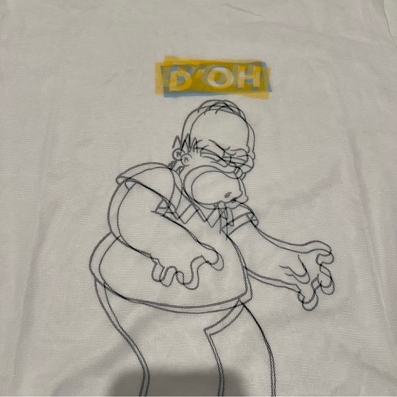 Simpsons white tee - Picture 2 of 4